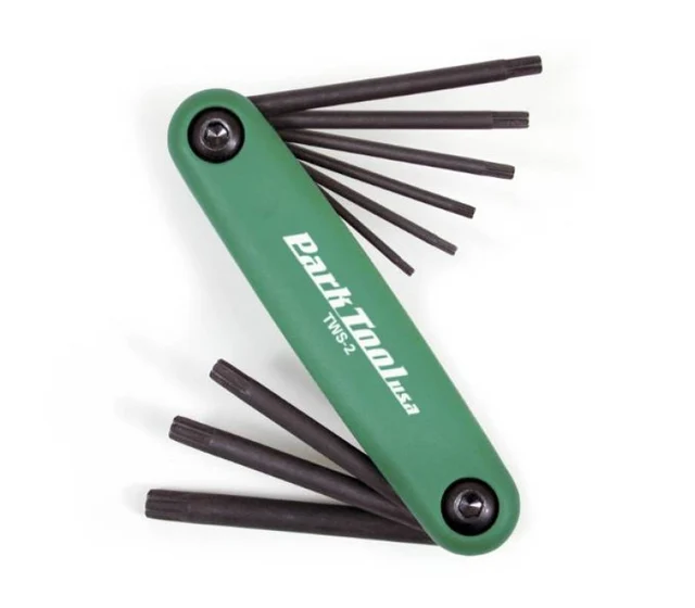 Park Tool TWS-2 Torx Verktøysett T7/T9/T10/T15/T20/T25/T27/T30/T40 