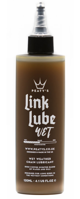 Peaty's LinkLube Wet Kjedeolje 120 ml, Renser og smører!