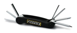 Pedros HEX + Skrutrekker Multiverktøy Folding, 7 verktøy, 120 gram