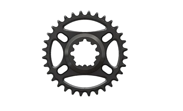 Pilo Narrow Wide SRAM Krankdrev 32T Sort, 32T, Direct Mount, 6mm Offsett 
