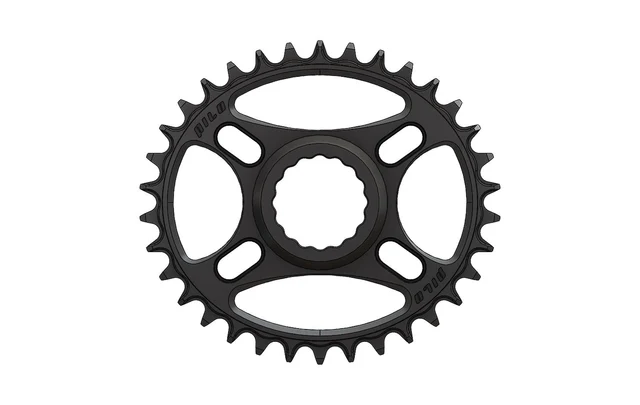 Pilo Narrow Wide Race Face Oval Drev Svart, 34T, Direct Mount Cinch 