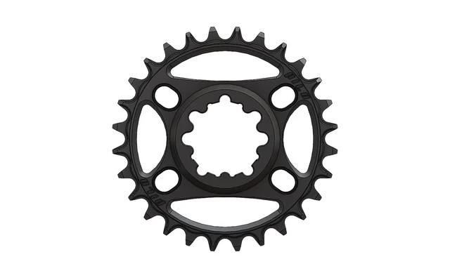 Pilo Narrow Wide SRAM Krankdrev 28T Sort, 28T, Direct Mount, 3mm Offsett 