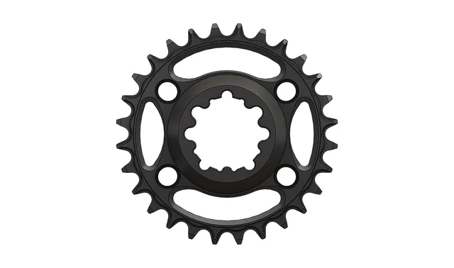 Pilo Narrow Wide SRAM Krankdrev 28T Sort, 28T, Direct Mount, 6mm Offsett 