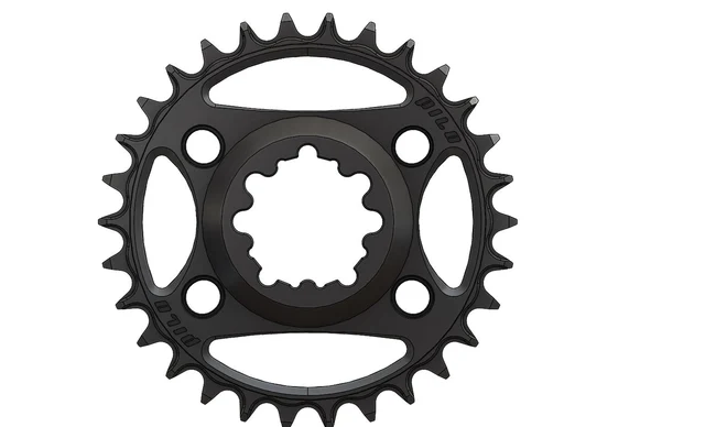 Pilo Narrow Wide SRAM Krankdrev 30T Sort, 30T, Direct Mount, 6mm Offsett 