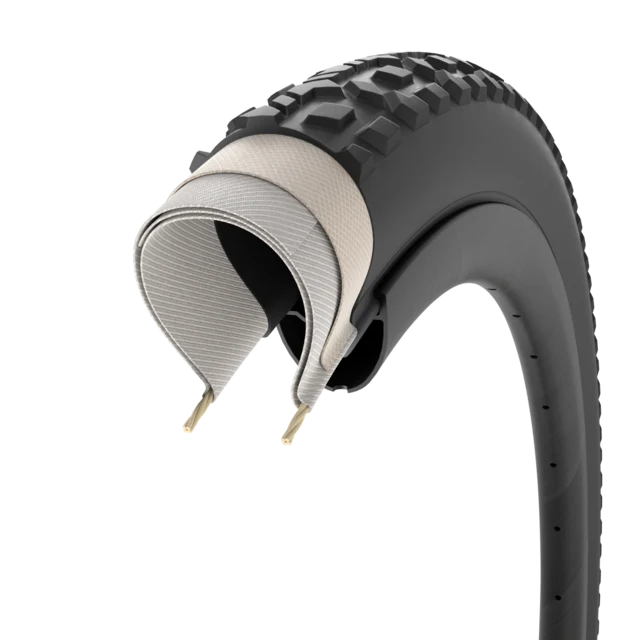 Pirelli Cinturato Gravel M P Dekk 40 mm, 480 g, 60 TPI, Sort 