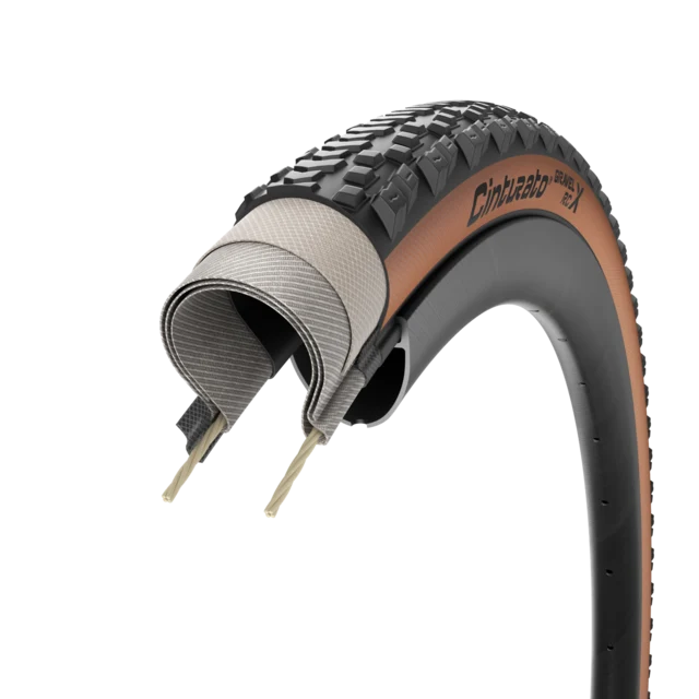 Pirelli Cinturato Gravel RCX Dekk Tubeless Ready, Classic, 35 mm 
