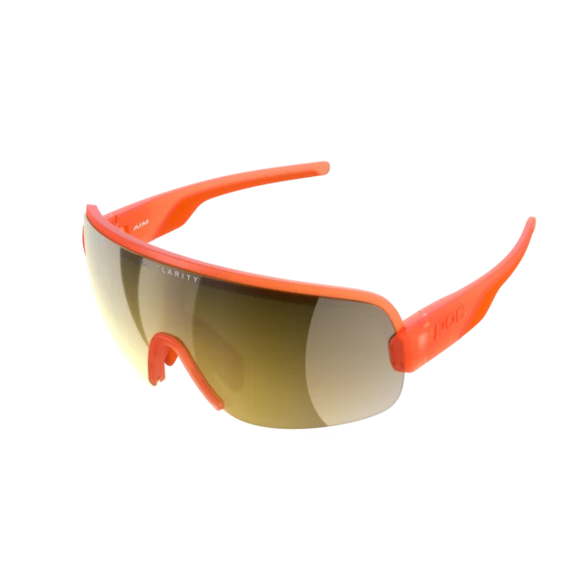 POC Aim Glasögon Orange/Transluc, Clarity Road Gold linse 