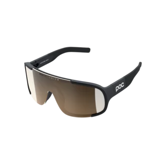 POC Aspire Mid Briller Uranium Black, Trail/Silver linse