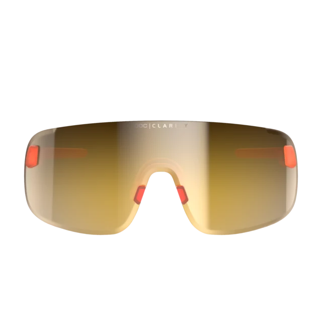 POC Elicit Glasögon Flou.Orange Trans, Road/Gold Lins 