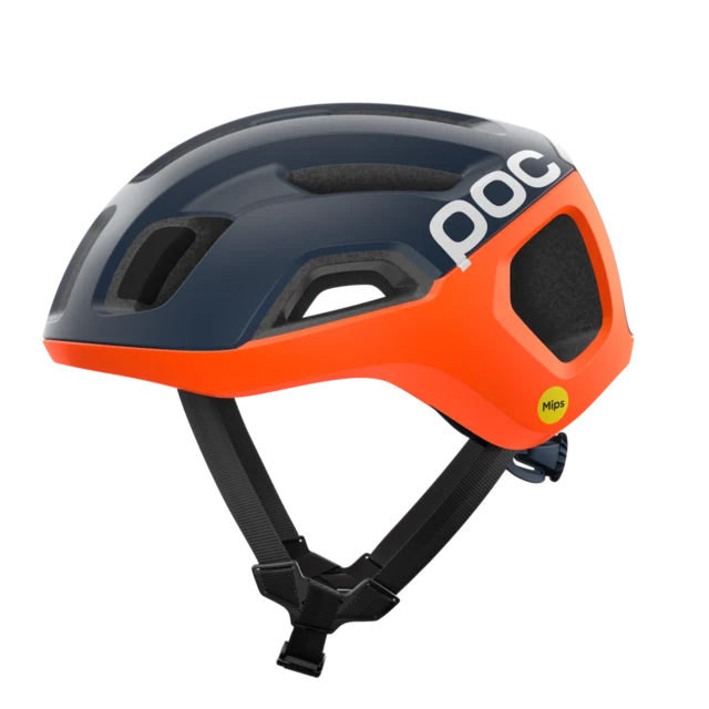 POC Ventral Air Mips Hjelm Apatittblå/fl.oransje/hvit, L/56-61cm 