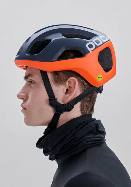 POC Ventral Air Mips Hjelm Apatittblå/fl.oransje/hvit, L/56-61cm 