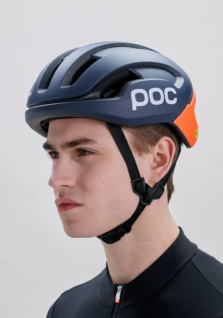 POC Omne Air Mips Hjelm Apatittblå/fl.oransje, S/50-56cm 