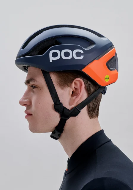 POC Omne Air Mips Hjelm Apatittblå/fl.oransje, S/50-56cm 