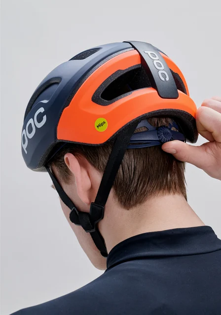 POC Omne Air Mips Hjelm Apatittblå/fl.oransje, S/50-56cm 