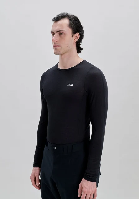 POC Layer Mid LS Herre Undertrøye Uransvart, S 