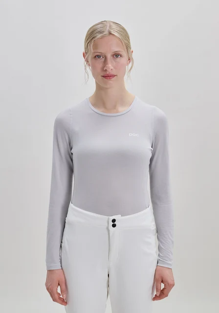 POC Layer Mid LS Dame Undertrøye Granittgrå, M 