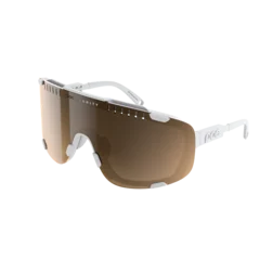 POC Devour Glas&#246;gon Vit, clarity MTB lins