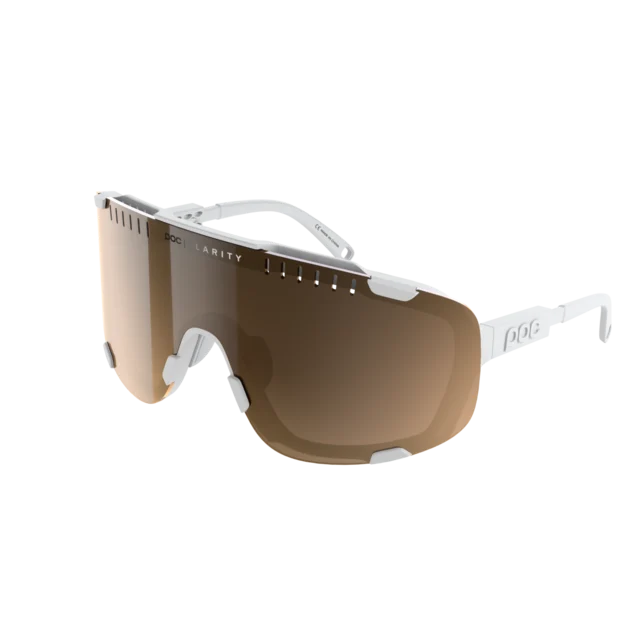 POC Devour Glasögon Vit, clarity MTB lins 
