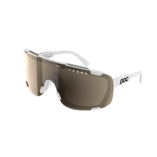 POC Devour MID Briller Hydrogen White/Clarity Trail /Partly Sun