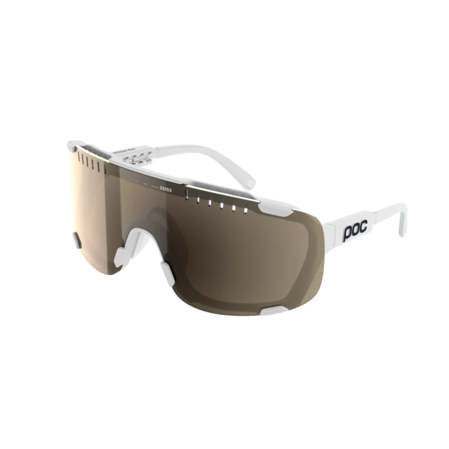 POC Devour MID Briller Hydrogen White/Clarity Trail /Partly Sun 