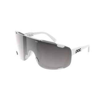 POC Devour MID Briller Hydrogen White/Clarity Road/Sunny Silver