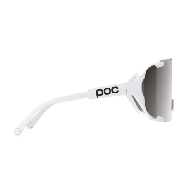 POC Devour MID Briller Hydrogen White/Clarity Road/Sunny Silver 