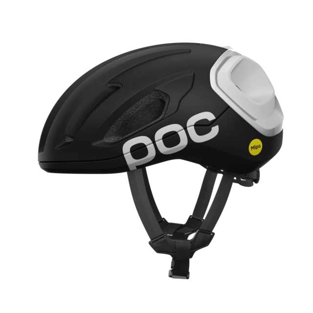 POC Amidal Sykkelhjelm Uranium Black M./Hydrogen White, Str. L 