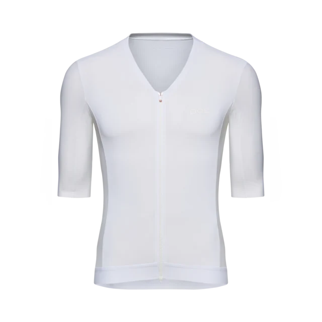 POC M's Raceday S/S Sykkeltrøye Hydrogen White, Str. XS 