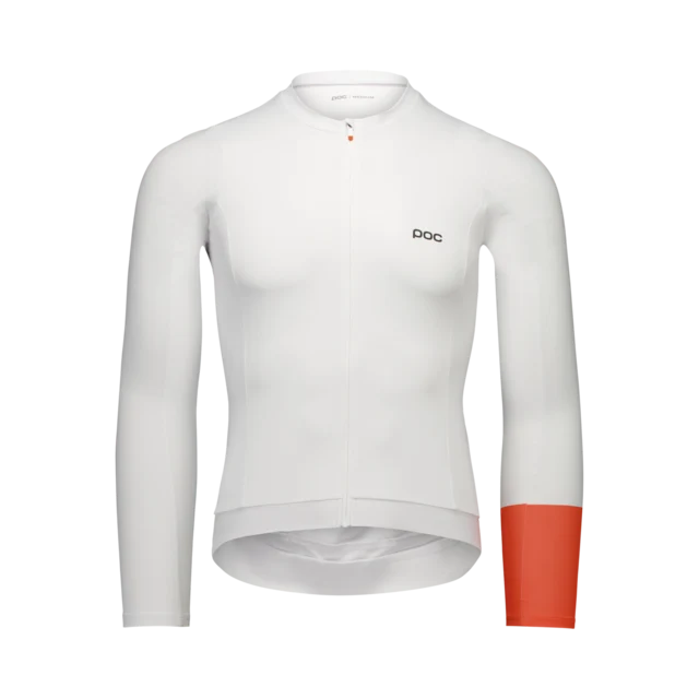 POC M's Cadence L/S Sykkeltrøye Hydrogen White, Str. XS 
