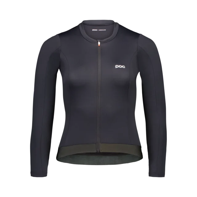 POC W's Cadence L/S Cykeltröja Uranium Black, Str. L 