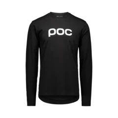 POC L/S Tee T-Skjorte Uranium Black, Str. XL
