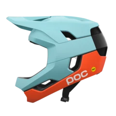 POC Otocon Race Mips Hjelm Indicolite Blue/Carnelian Orange Str. S