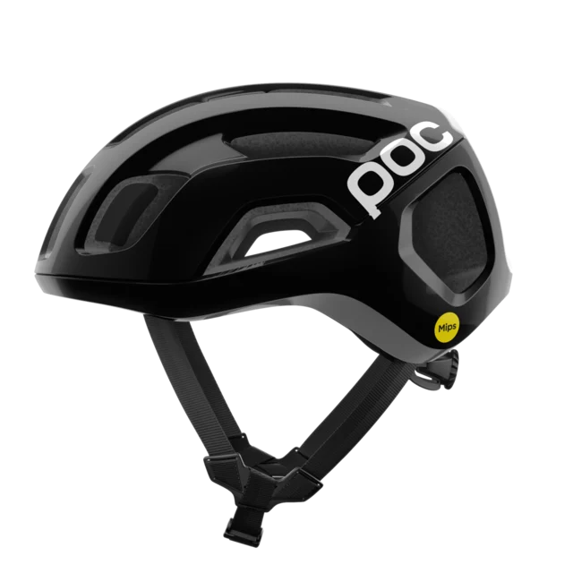 POC Ventral Air Mips Hjälm Uranium Black M./Hydrogen White, Str. S 