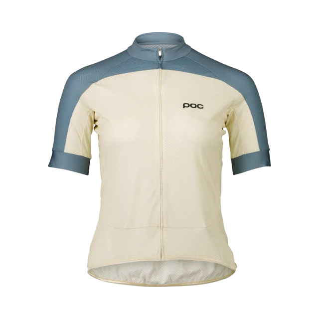POC Essential Road Logo W's Sykkeltrøye Uranium Black/Hydrogen White, Str. L 
