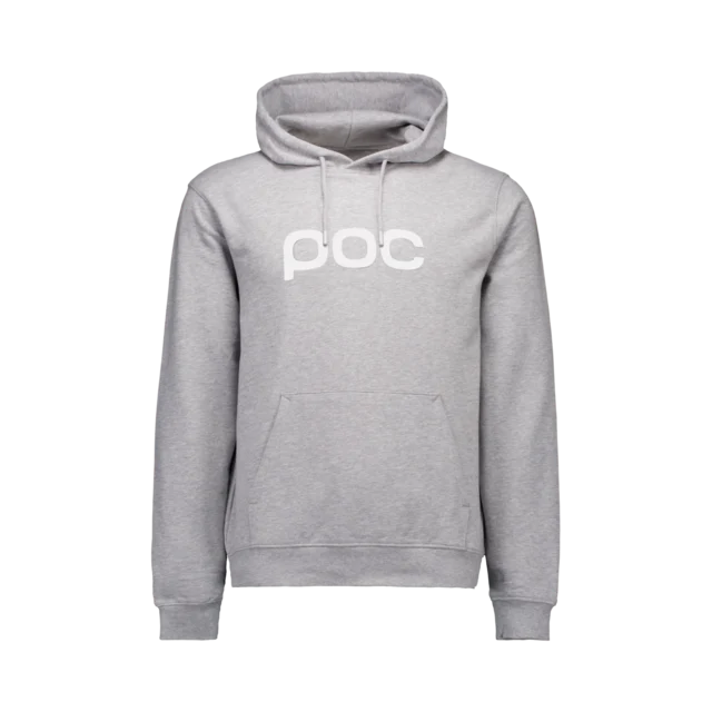 POC Hoodie Grey Melange/Hydrogen White, Str. L 
