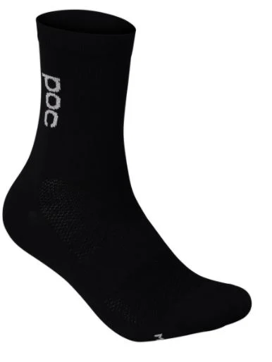 POC Soleus Lite Sykkelsokker Uranium Black, Str. S 