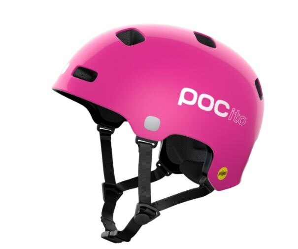 POC Crane Pocito MIPS Hjelm Fluorescent Pink, Str. M 