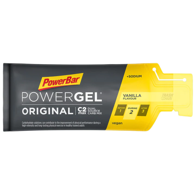 PowerBar PowerGel Original Energigel Vanilla, m/koffein, 41 gram 