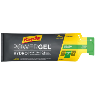 PowerBar PowerGel Hydro Energigel Mojito, m/koffein, 67 ml