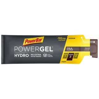 PowerBar PowerGel Hydro Energigel Cola, m/koffein, 24 x 67 ml