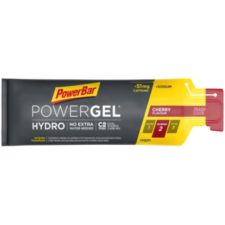 PowerBar PowerGel Hydro Energigel Cherry, m/koffein, 67 ml