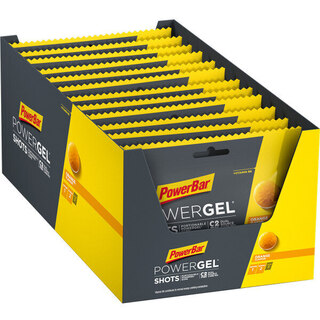 PowerBar PowerGel Shots Orange, m/Vitamin B6, 24 x 60 gram