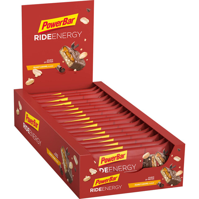 PowerBar Ride Energy Energibar Peanut-Caramel, 18 x 55 gram 