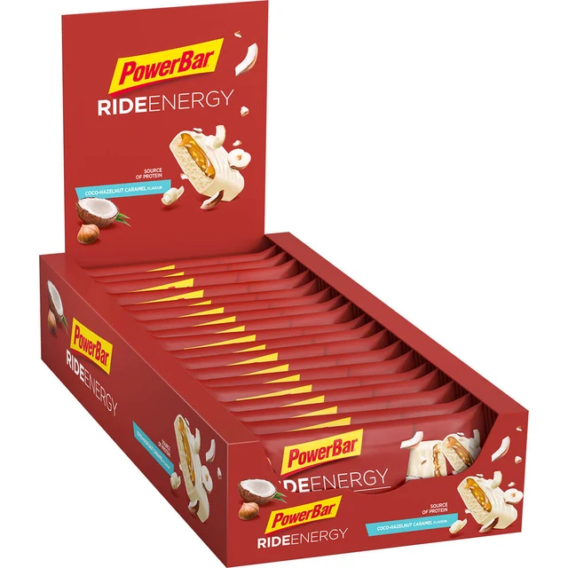 PowerBar Ride Energy Energibar Coco-Hazelnut-Caramel, 18 x 55 gram 