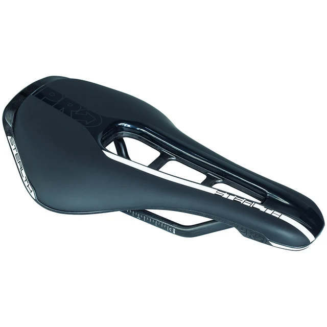 PRO Stealth Kolfiber Sadel Svart, 142mm, kolfiberrails, 172g 