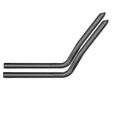Profile Design 39 Aerobar Extensions Aluminium, 22,2 mm, 39°, 400 mm