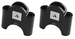 Profile Design Aerobar Brakett Riser Kit Sort, 20-70 mm, Par