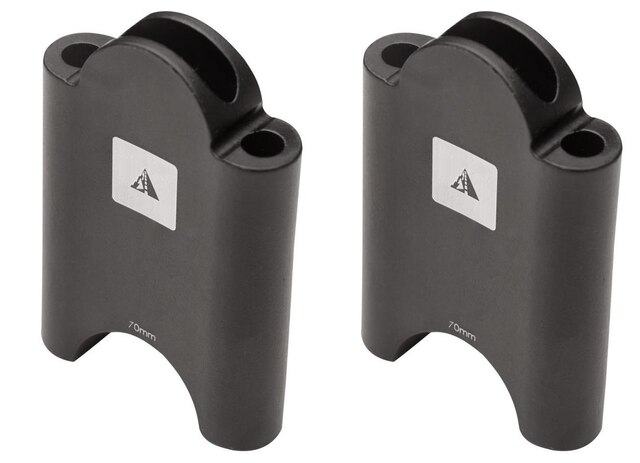 Profile Design Aerobar Brakett Riser Kit Sort, Str. 70 mm 