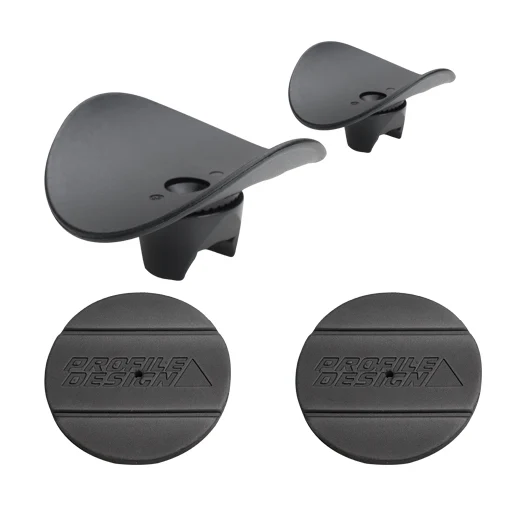 Profile Venturi Armrest Kit Sort, Armhvilere inkludert padding 