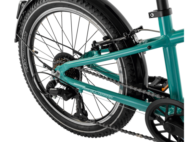 Puky Cyke 26-8 Active Barnesykkel Turquoise/Black 